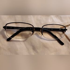 Dolce & Gabbana Half Rim Eyeglasses Frames. DD5070